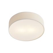 Plafonnier-moderne-blanc-avec-abat-jour-en-velours-38cm-2-lumières---Luz