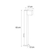 Spoljna-lampa-crna-sa-šiljkom-za-zemlju-i-uvodnicom-za-kabl-65cm-uklj.-utičnicu-IP44---Baleno