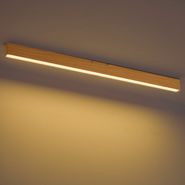 Modern-Ceiling-Light-Ochre-Wood-Incl.-LED-3-Step-Dimmable-2700-4000K-with-Dip-Switch---Keane