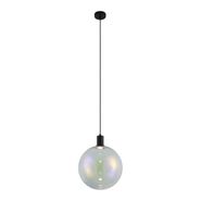Lampă-suspendată-de-design-neagră-cu-sticlă-curcubeu-35cm---Mallon