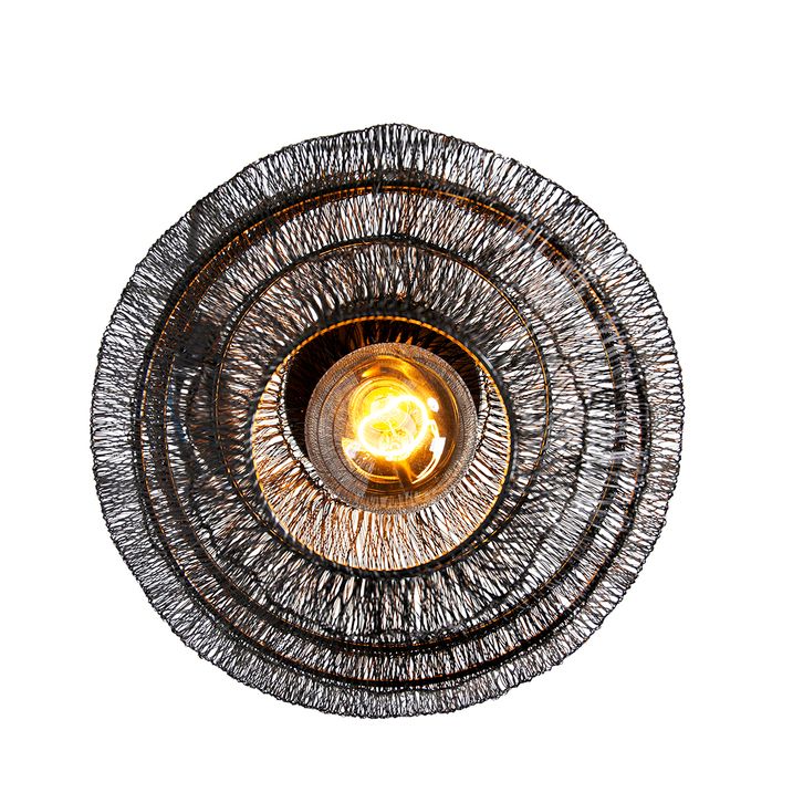 Plafoniera orientala neagra 25 cm - Vadi