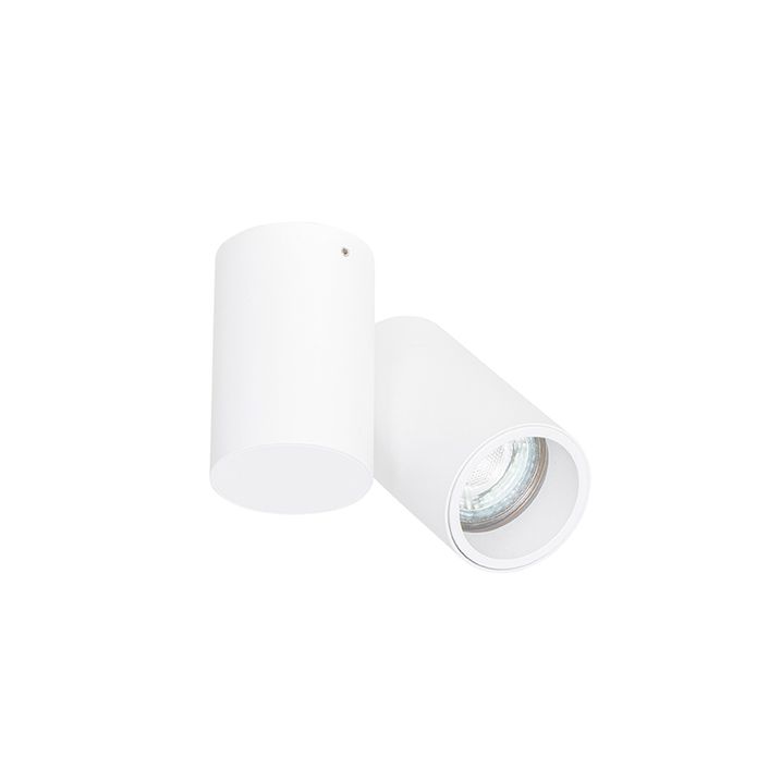 Foco de techo de diseño blanco inclinable GU10 50mm - Michael