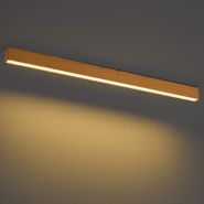 Modern-Ceiling-Light-Ochre-Wood-Incl.-LED-3-Step-Dimmable-2700-4000K-with-Dip-Switch---Keane