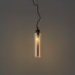 Candeeiro-suspenso-Hotel-Chic-bronze-escuro-com-vidro-âmbar---Stavelot