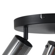 Ceiling-Spotlight-Gunmetal-Round-3-Lights-Rotatable-and-Adjustable---Drain