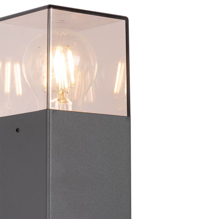 Chytrá stojací venkovní lampa antracitová 70 cm vč. Wifi P45 - Dánsko