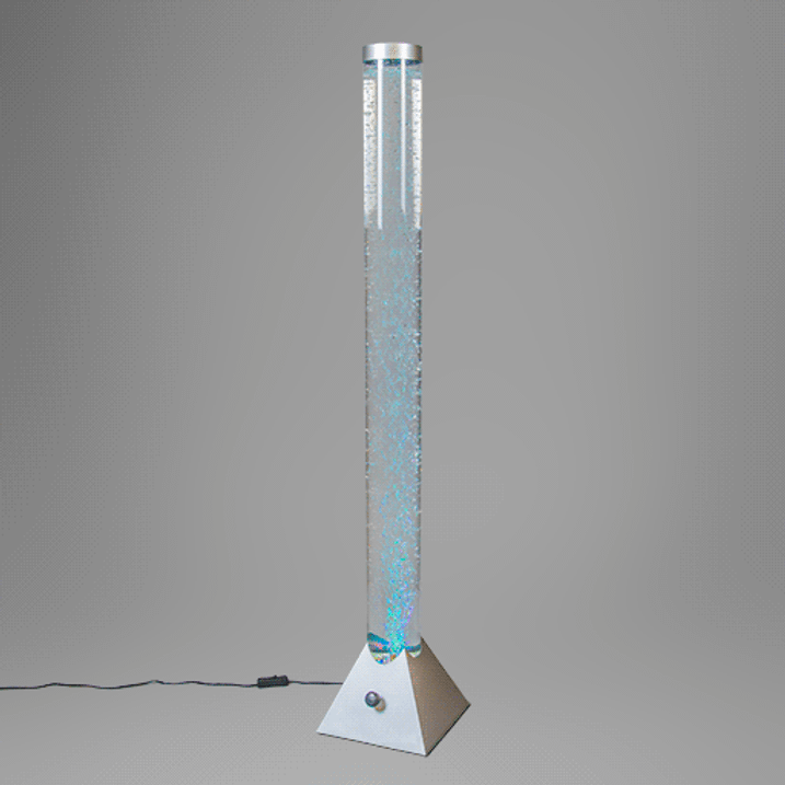 Bublinková trubice 9,5 litru šedá vč. LED - Sealife