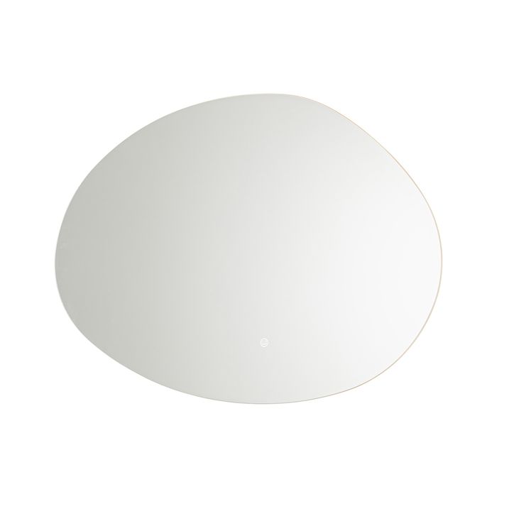 Specchio da bagno 80 cm con LED e funzione antiappannamento - Biba
