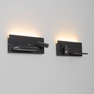Комплект-от-2-стенни-лампи-черни-с-LED-с-USB-и-индукционно-зарядно---Riza
