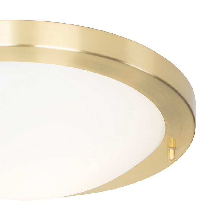 Pametna plafonska lampa zlatna 31 cm IP44 uključujući Wifi A60 - Yuma