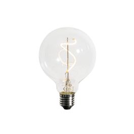 E27 LED me filament spirale me errësim G95 4W 270lm 2200K