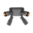 Spot-encastré-carré-GU10-50-mm-4-lumières---Stanley