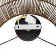 Sort-loftslampe-med-brun-papirskærm-50/50/30---Combi