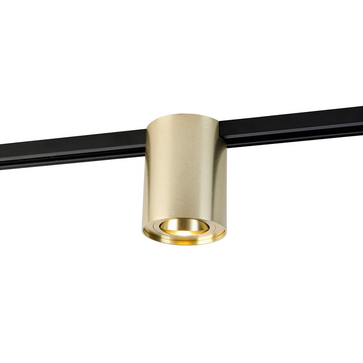 Moderne 1-fase railspot goud - Iconic Rondoo Up