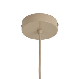 Retro-pendellampe-taupe-med-metallskjerm-2-lys---Macaron