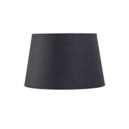 Pantalla-de-lámpara-de-algodón-negro-con-interior-dorado-25/20/16
