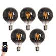 Zestaw-5-inteligentnych-żarówek-LED-E27-G95-dymione-4W-60lm-1800-3000K