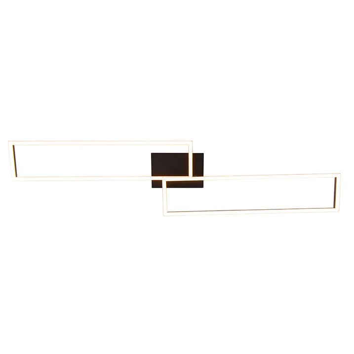 Ceiling Light Oblong Black 3-Step Dimmable - Plazas Novo