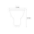 Set-od-5-GU10-50mm-Zatamnjivih-LED-Sijalica-Prozirne-4.9W-450-lm-2700K