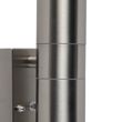 Candeeiro-de-parede-exterior-em-aço-2-luzes-IP44-com-sensor-crepuscular---Duo