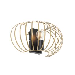 Dizajnová nástenná lampa mosadz 39 cm - Johanna
