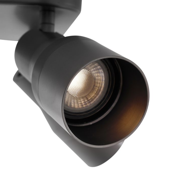 Spot encastré carré GU10 50 mm 4 lumières - Stanley