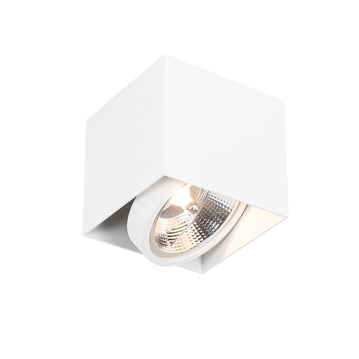 Tasarım Yüzeye Monte Spot Beyaz Kare GU10 111mm - Box