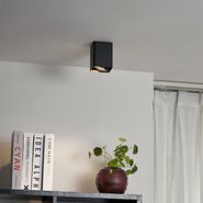 Design-Surface-Mounted-Spotlight-Black-GU10-70mm-Rotatable-and-Tiltable---Vox