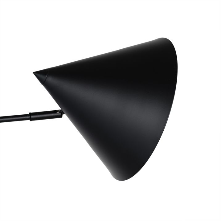 Lampa de perete de design neagră reglabilă - Triangolo