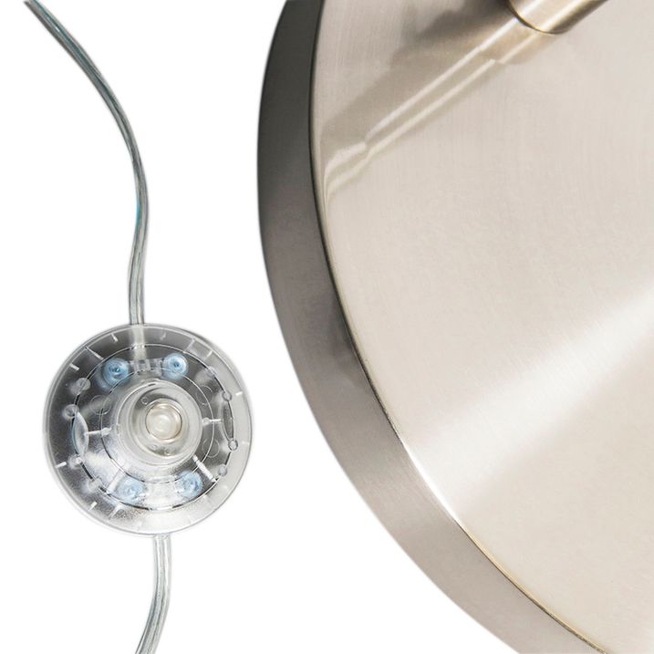 Arc Lamp Steel with Yellow Lampshade 35/35/20 - XXL