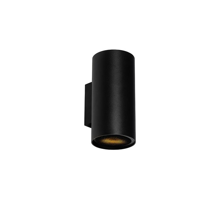 Lampa de perete rotundă de design neagră - Sab Honey