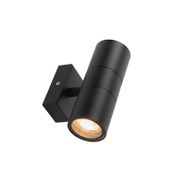 Aplique-de-pared-inteligente-para-exterior-negro-IP44-con-2-WiFi-GU10---Duo