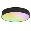 Plafonnier-intelligent-noir-30cm-avec-LED-RGB-et-télécommande---Taiko