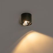 Moderne-plafondspot-zwart-draai--en-kantelbaar-AR111---Rondoo-Up