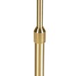 Lampadaire-or/laiton-avec-abat-jour-en-velours-noir-40/40-cm---Parte