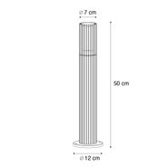 Design-ulkovalaisinpylväs-musta-50-cm-IP44---Boris