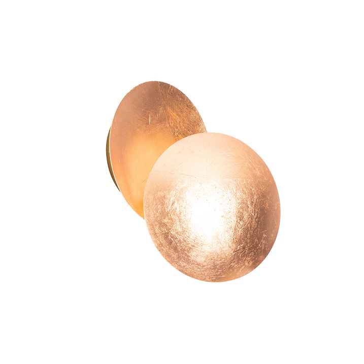 Smart vägglampa koppar inkl WiFi G9 - Sunrise