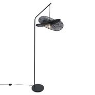 Art-Deco-stāvlampa-melna-ar-melnu-abažūru---Nest