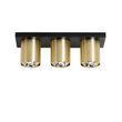 Moderne-plafondspot-zwart-met-goud-3-lichts---Tubo
