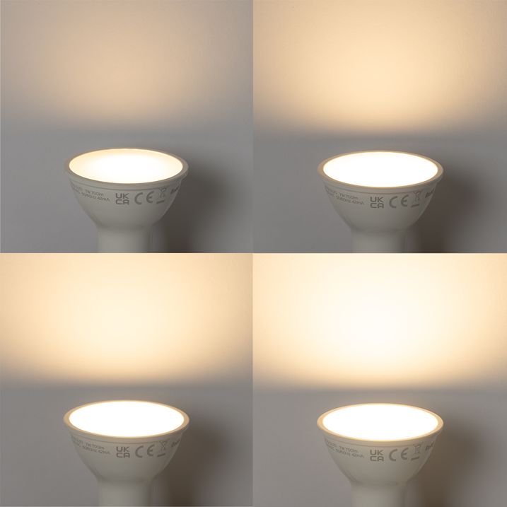 Chytrá LED žárovka GU10 bílá 7W 700lm 3000K