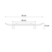 Wall-Lamp-Black-with-Blue-80cm---Skateboard