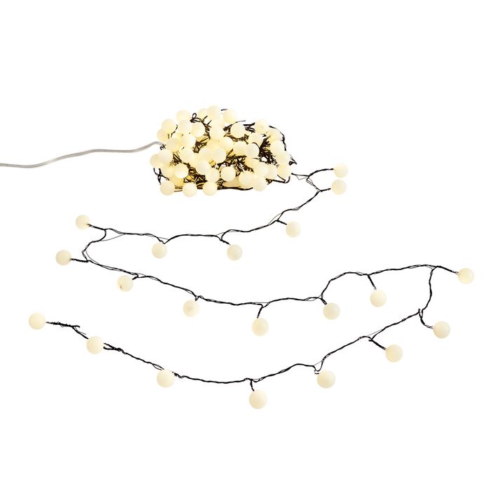 Christmas String Lights Green with 100 LEDs White 5m IP44 - Dasher