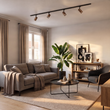Sistem-de-șine-modern-monofazat-cu-4-spoturi-bronz-închis---Jeana