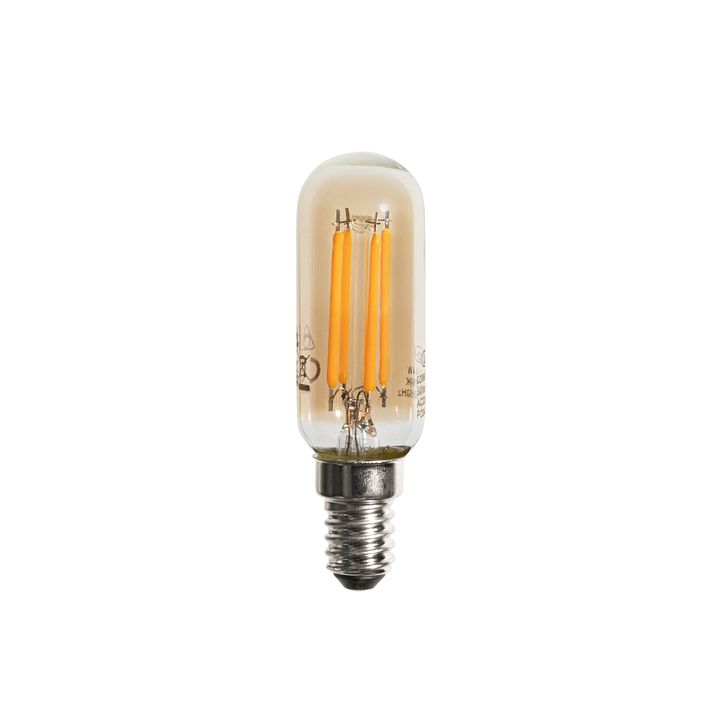 Set mit 5 dimmbaren E14 LED-Glühbirnen Gold T25 4W 300 lm 2200K