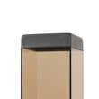 Slimme-buitenpaallamp-donkergrijs-met-smoke-45-cm-incl.-WiFi-P45---Malios