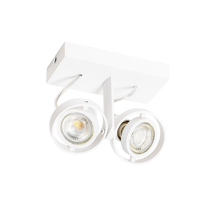 Moderne spotlight hvit 2-lys - Master 50