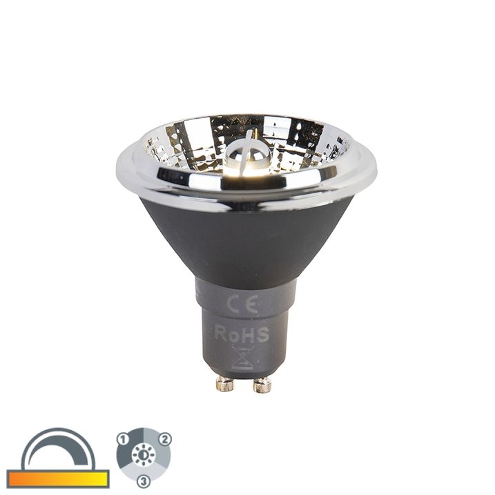 GU10 LED крушка с 3-степенен димер AR70 6W 320lm 2000-3000K