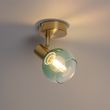 Art-Deco-Spotlight-Gold-with-Green-Glass---Vidro