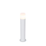 Staande-buitenlamp-wit-met-opaal-witte-kap-50-cm---Odense