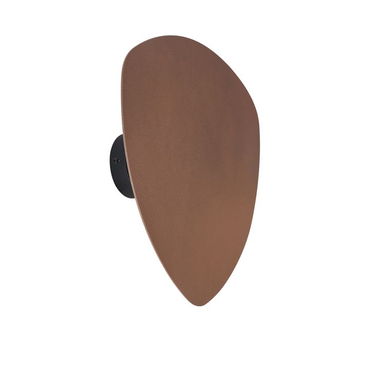 Llambë Muri me Dizajn Bronzi Organike 32cm me 2 Drita - Pulley